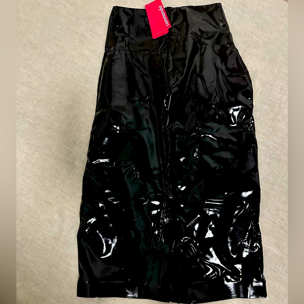 Commando Faux Leather Midi Skirt